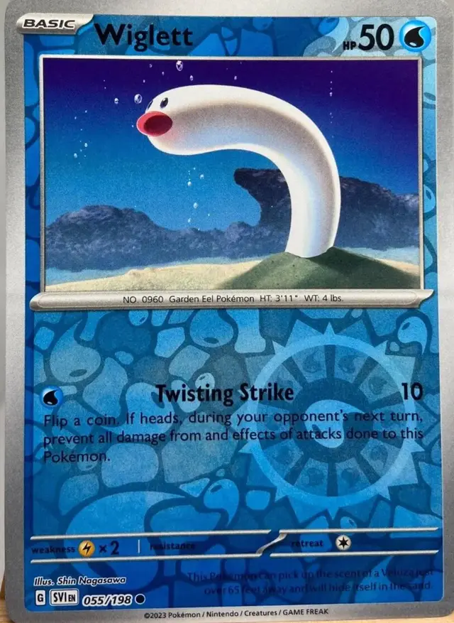 Wiglett [Reverse Holo] - Pokemon Scarlet & Violet #55