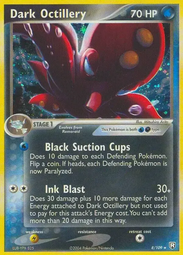 Dark Octillery - Pokemon Team Rocket Returns #8