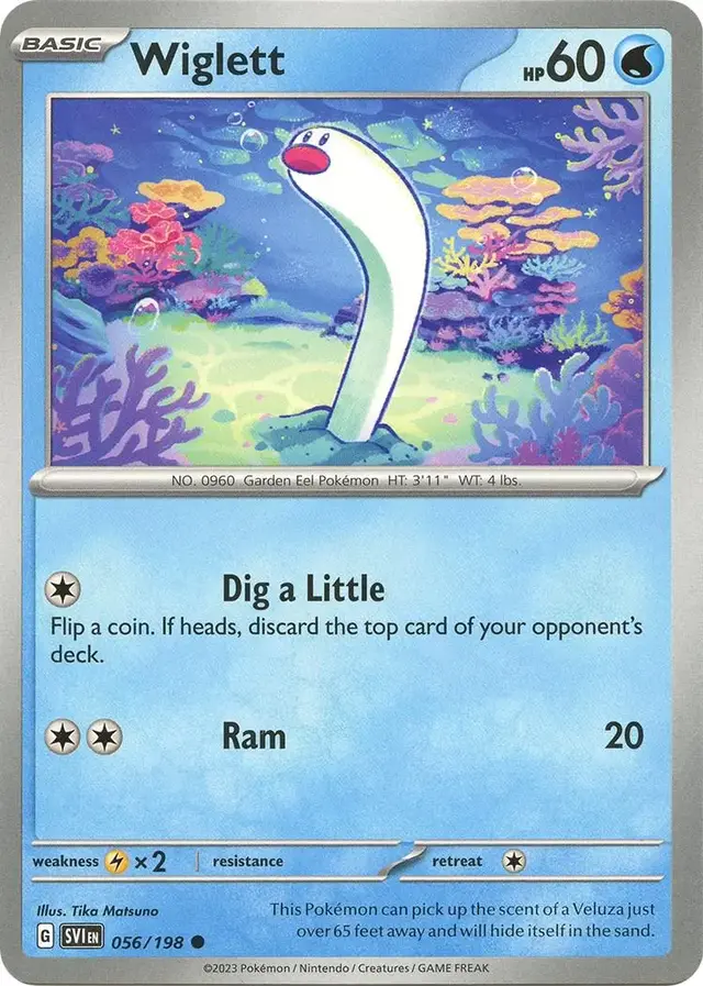 Wiglett - Pokemon Scarlet & Violet #56