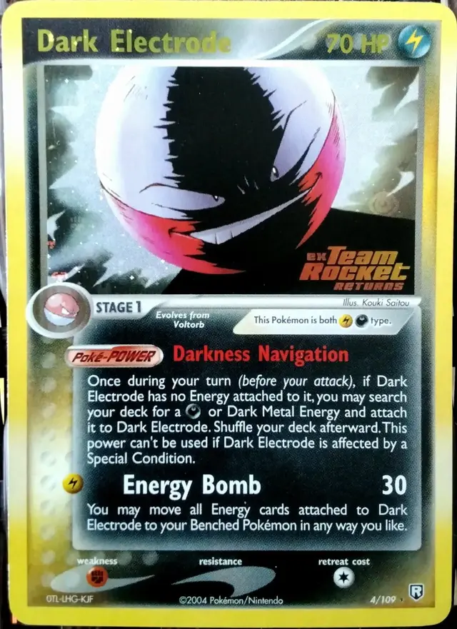 Dark Electrode [Reverse Holo] - Pokemon Team Rocket Returns #4