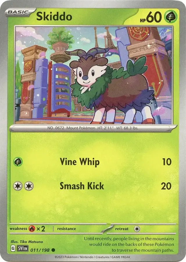 Skiddo - Pokemon Scarlet & Violet #11