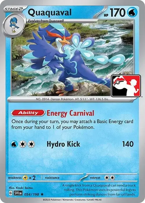 Quaquaval [Prize Pack] - Pokemon Prize Pack Series #54