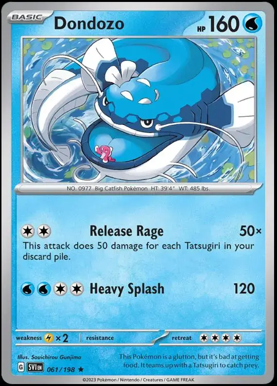 Dondozo - Pokemon Scarlet & Violet #61