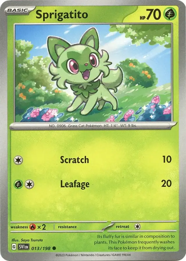 Sprigatito - Pokemon Scarlet & Violet #13