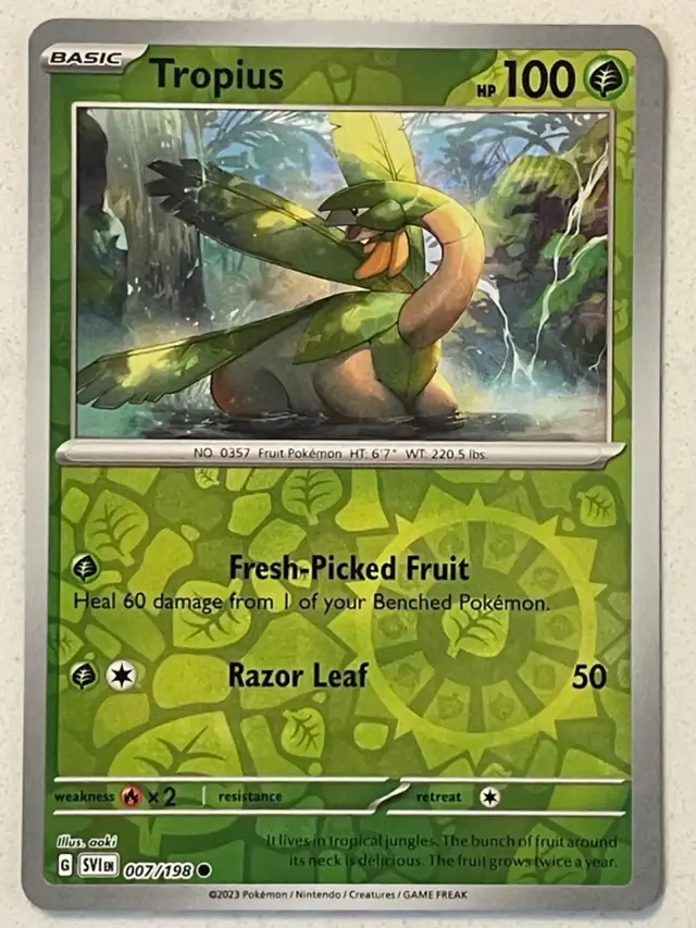 Tropius [Reverse Holo] - Pokemon Scarlet & Violet #7