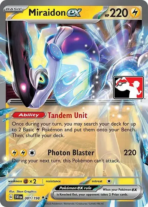 Miraidon ex [Prize Pack] - Pokemon Prize Pack Series #81