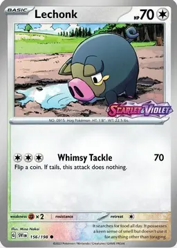 Lechonk [Stamped] - Pokemon Scarlet & Violet