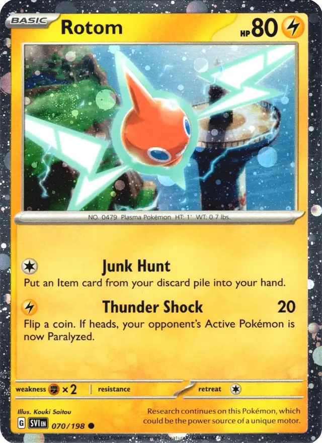 Rotom [Cosmos Holo] - Pokemon Scarlet & Violet #70