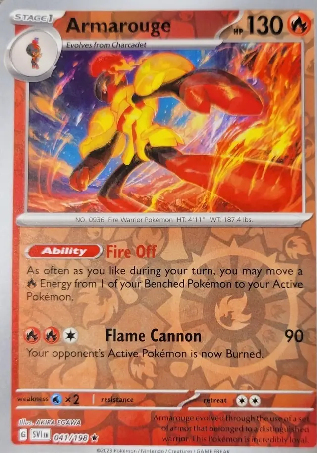 Armarouge [Reverse Holo] - Pokemon Scarlet & Violet #41