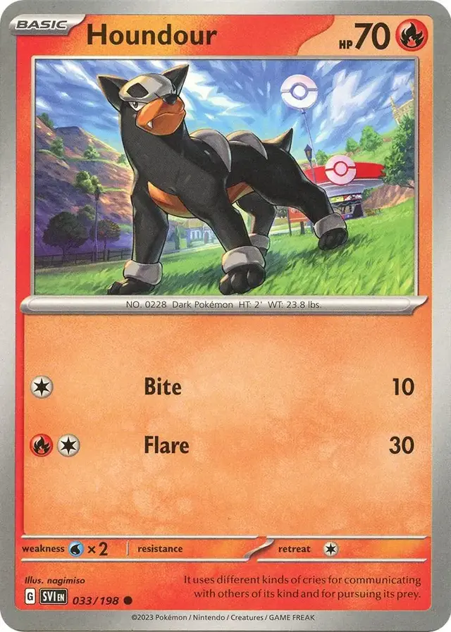 Houndour - Pokemon Scarlet & Violet #33