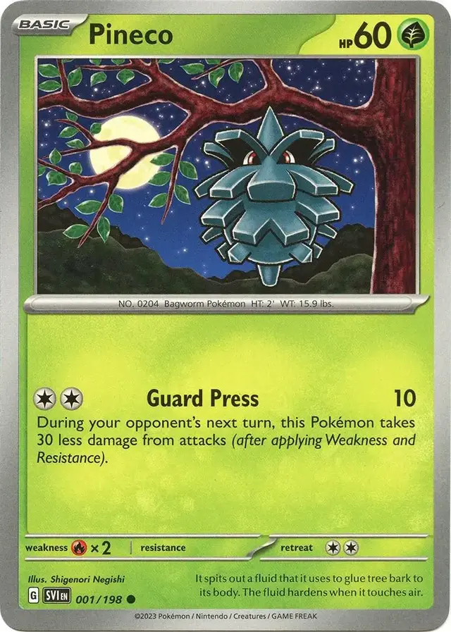 Pineco - Pokemon Scarlet & Violet #1