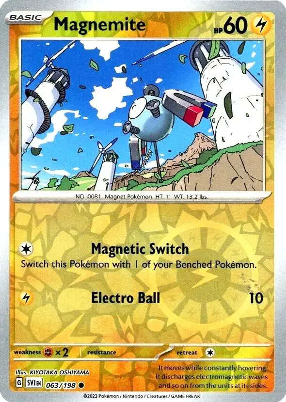 Magnemite [Reverse Holo] - Pokemon Scarlet & Violet #63