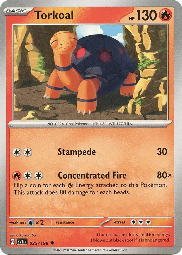 Torkoal - Pokemon Scarlet & Violet #35