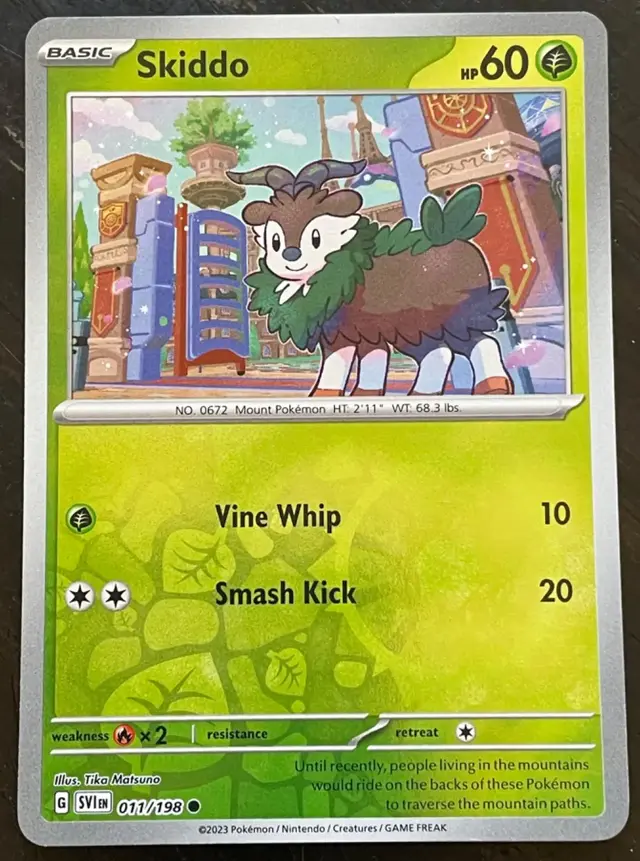 Skiddo [Reverse Holo] - Pokemon Scarlet & Violet #11