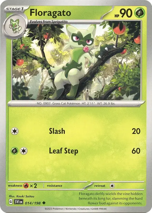 Floragato - Pokemon Scarlet & Violet #14