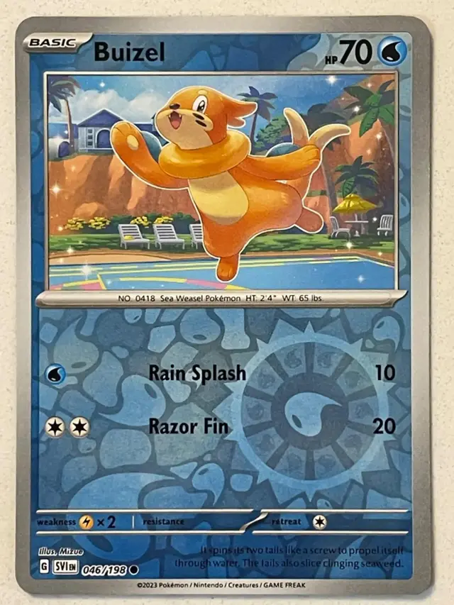 Buizel [Reverse Holo] - Pokemon Scarlet & Violet #46