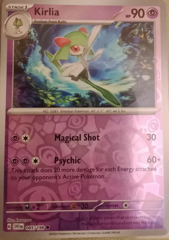 Kirlia [Reverse Holo] - Pokemon Scarlet & Violet #85