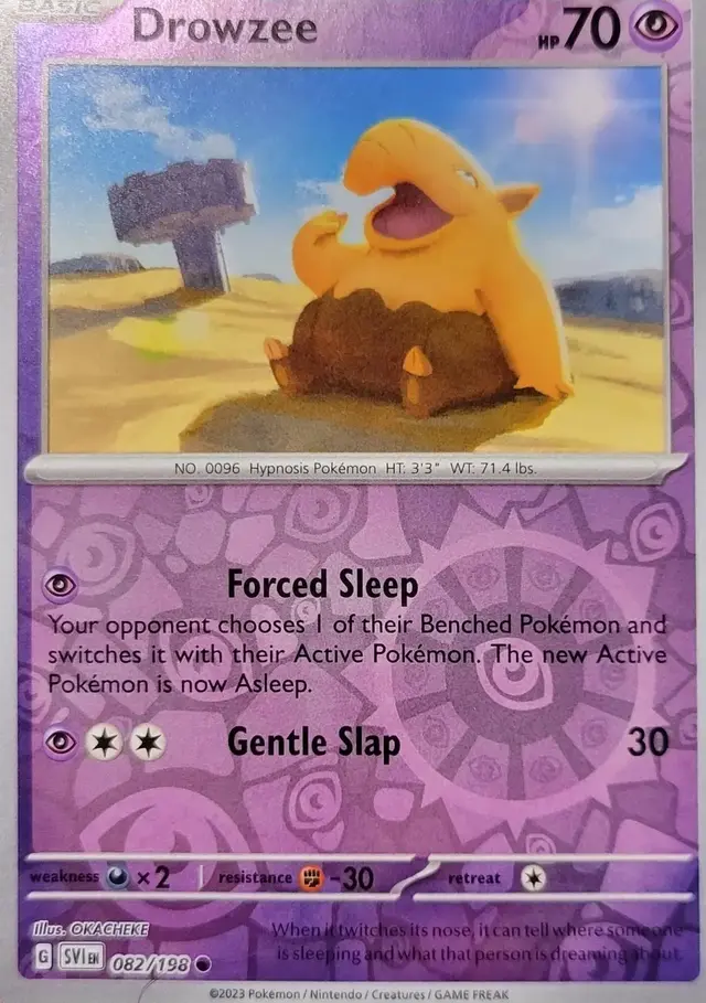 Drowzee [Reverse Holo] - Pokemon Scarlet & Violet #82