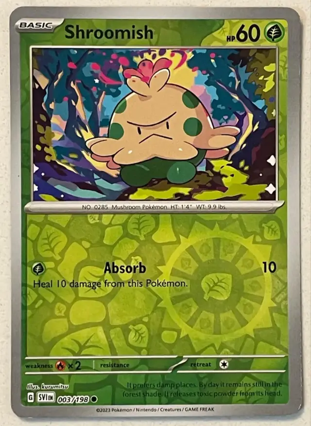 Shroomish [Reverse Holo] - Pokemon Scarlet & Violet #3