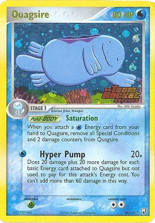 Quagsire [Reverse Holo] - Pokemon Team Rocket Returns #26
