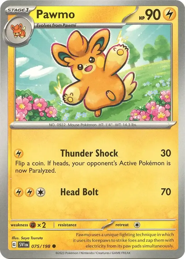 Pawmo - Pokemon Scarlet & Violet #75