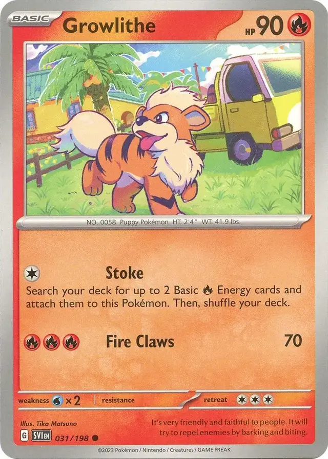 Growlithe - Pokemon Scarlet & Violet #31