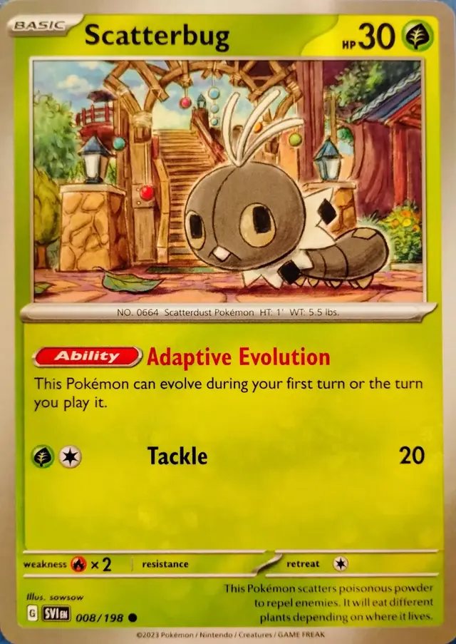 Scatterbug - Pokemon Scarlet & Violet #8