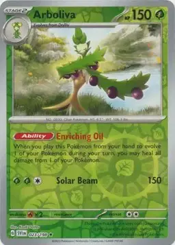 Arboliva [Reverse Holo] - Pokemon Scarlet & Violet