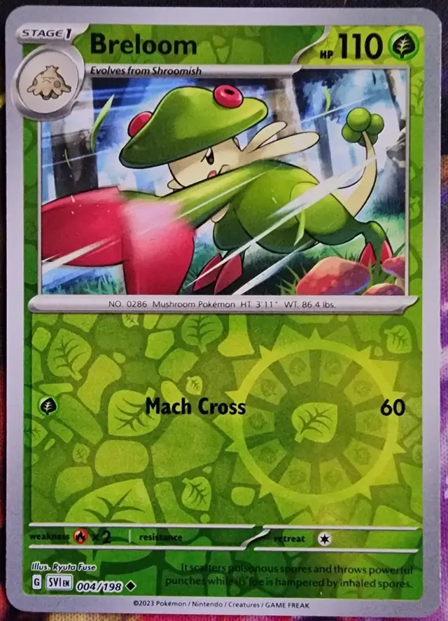 Breloom [Reverse Holo] - Pokemon Scarlet & Violet #4