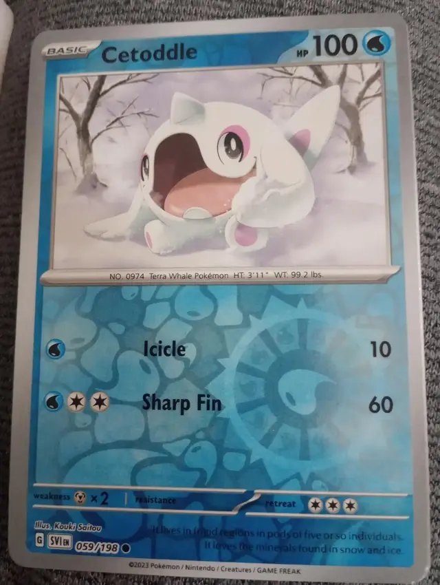 Cetoddle [Reverse Holo] - Pokemon Scarlet & Violet #59