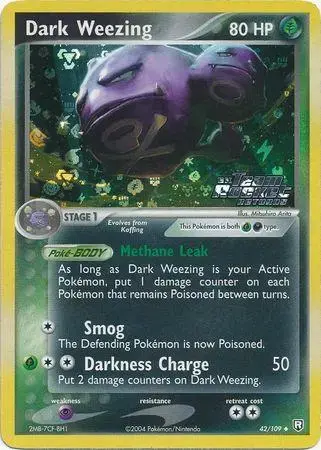 Dark Weezing [Reverse Holo] - Pokemon Team Rocket Returns #42