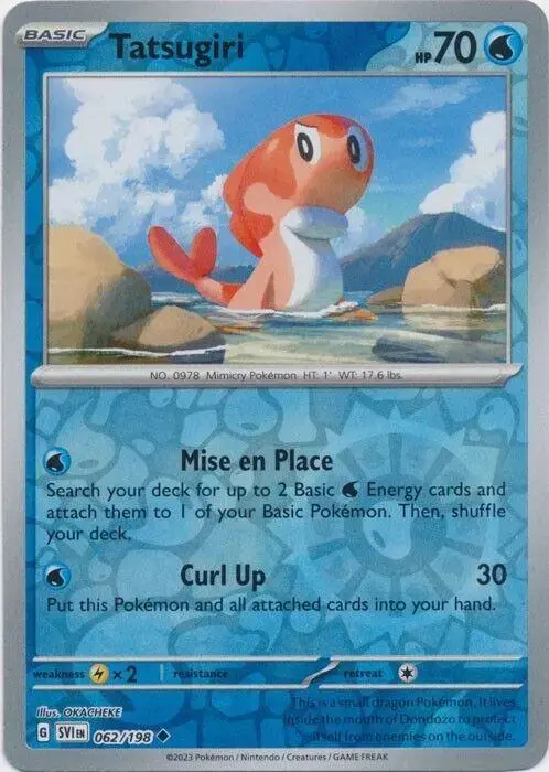 Tatsugiri [Reverse Holo] - Pokemon Scarlet & Violet #62