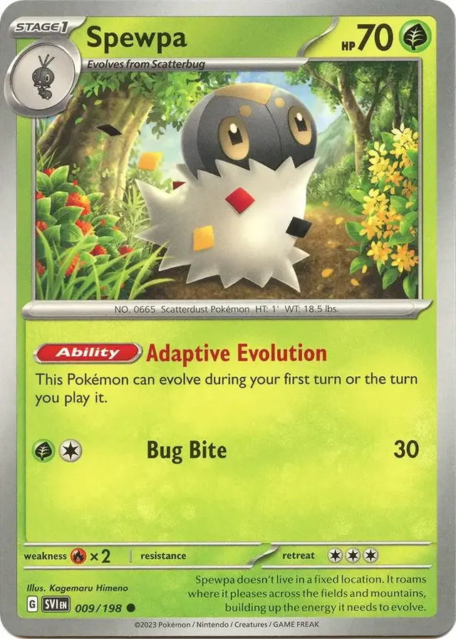 Spewpa - Pokemon Scarlet & Violet #9