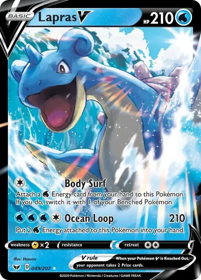 Lapras V - Pokemon Sword & Shield #49