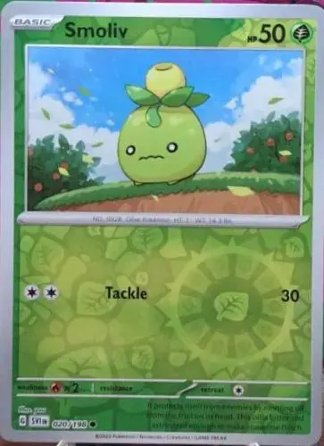 Smoliv [Reverse Holo] - Pokemon Scarlet & Violet #20