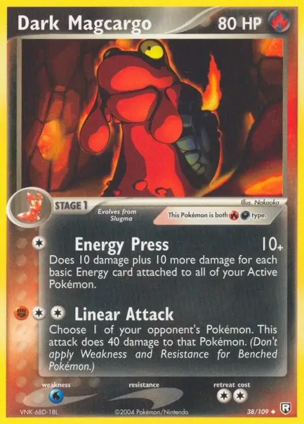Dark Magcargo - Pokemon Team Rocket Returns #38