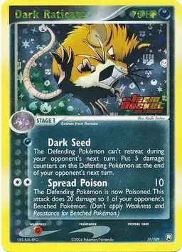 Dark Raticate [Reverse Holo] - Pokemon Team Rocket Returns