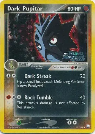 Dark Pupitar [Reverse Holo] - Pokemon Team Rocket Returns #41