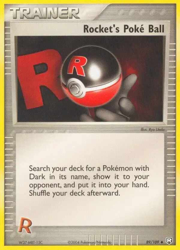 Rocket's Poke Ball - Pokemon Team Rocket Returns #89