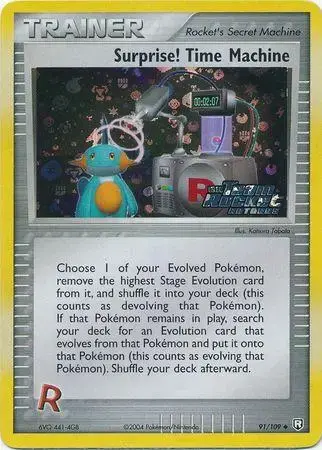 Surprise! Time Machine [Reverse Holo] - Pokemon Team Rocket Returns #91