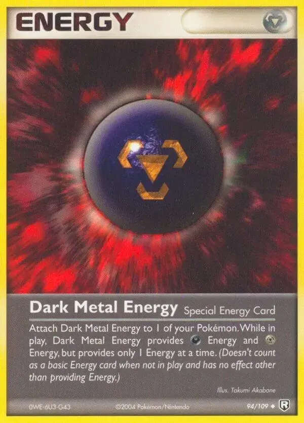 Dark Metal Energy - Pokemon Team Rocket Returns #94