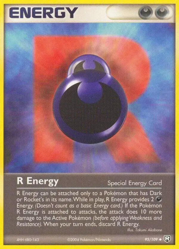 R Energy - Pokemon Team Rocket Returns #95