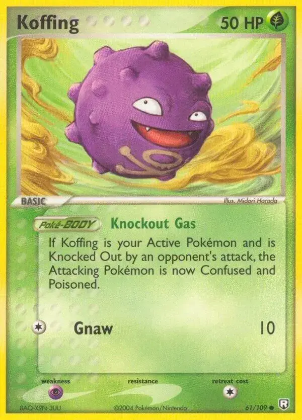 Koffing - Pokemon Team Rocket Returns #61