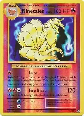 Ninetales [Reverse Holo] - Pokemon Evolutions #15