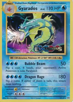 Gyarados [Prerelease] #34 - Pokemon Evolutions