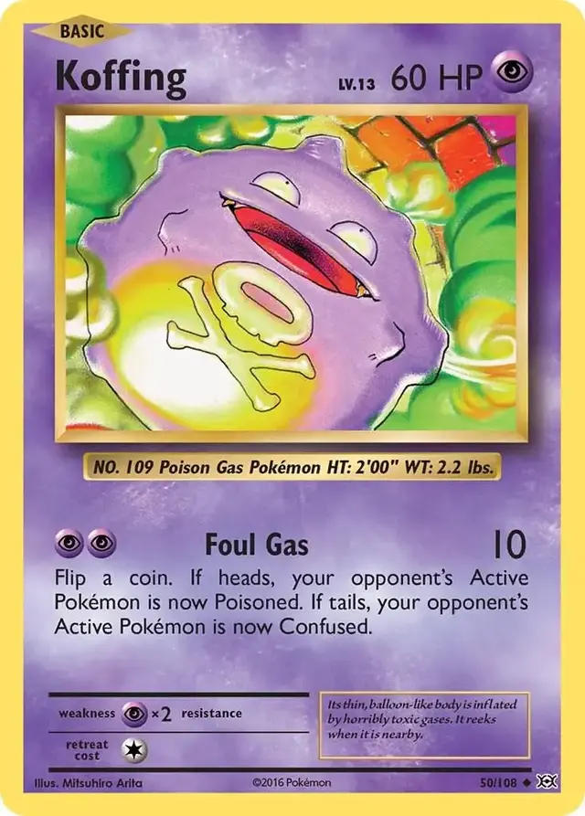 Koffing - Pokemon Evolutions #50