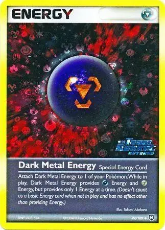 Dark Metal Energy [Reverse Holo] - Pokemon Team Rocket Returns #94