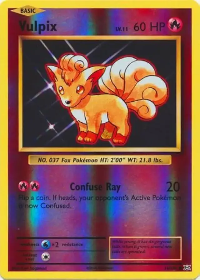 Vulpix [Reverse Holo] - Pokemon Evolutions #14