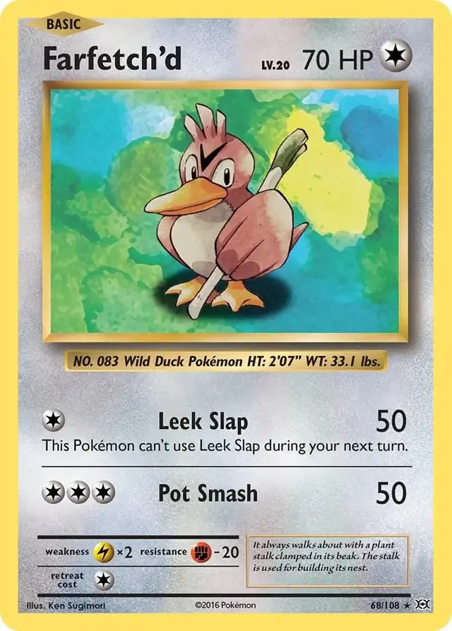 Farfetch'd - Pokemon Evolutions #68