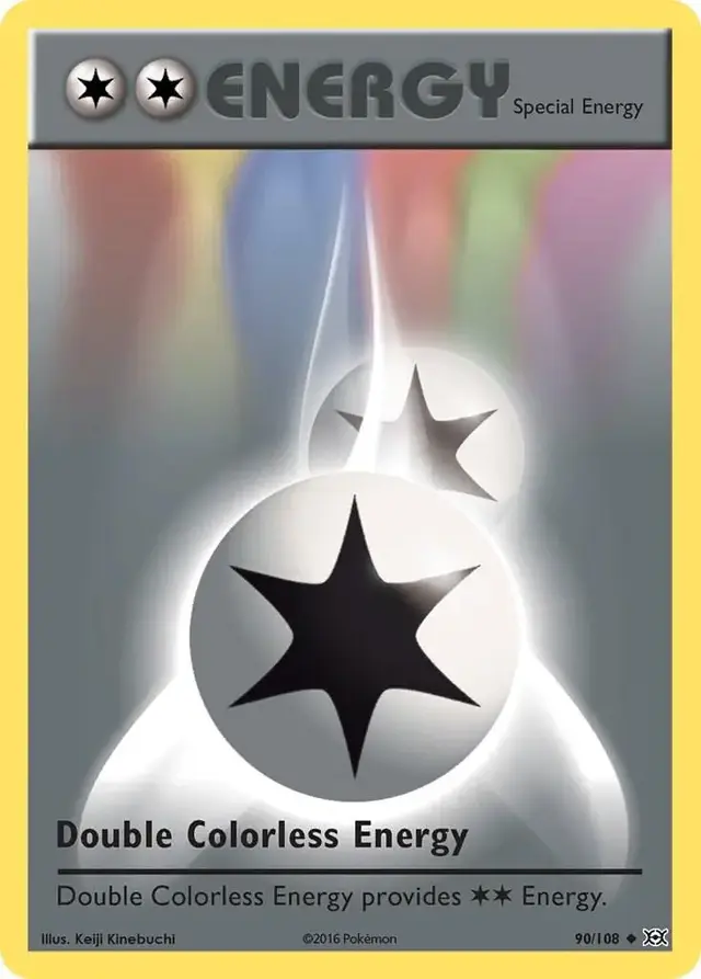 Double Colorless Energy - Pokemon Evolutions #90